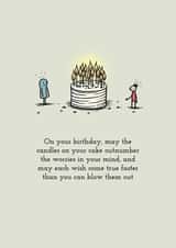 So Many Candles - Happy Birthday to Mum or Dad - Birthday Blessings created by Chunky Pixel