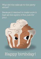 Cute funny birthday card created by Ruslana Romanenko