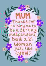 Cute, pretty, floral Mother’s Day card for a special mum! created by Chloe Cooper