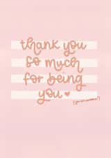 Just because card to send to anyone. Let them know how much you appreciate them. created by The Lyon's Den Graphics