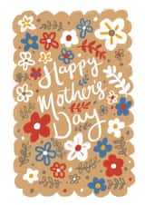 Cute Modern Floral Mother's Day Card created by Jade Fisher