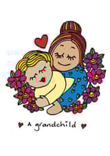 Cute card to celebrate the arrival of a new grandchild created by Boopino