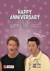 Funny X Factor Anniversary Card - Ant and Seb - Woman That I Love created by I Draw Stuff 
