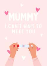 Cute Mum To Be Mother's Day Card created by Callie OGrady