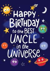 Cute Birthday Card - for an Amazing Uncle created by Fox Card Co