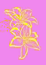 Cute, vibrant neon card for the flower lover! created by Charlee Dawe