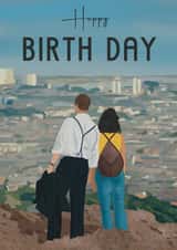 One Day Netflix - Dex and Em - Romantic Birthday Card created by Sarah Stephenson