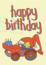 Cute 3rd Birthday Card created by AK Designs