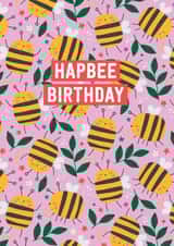 Cute Birthday Card - Bees created by Mifkins