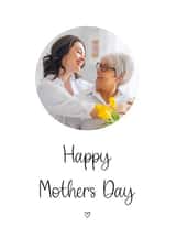 Personalised Mothers Day Photo Card created by Kalm Lettering - Classic Mother's Day Photo Card - Love you