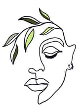 Lined Art card suitable for all occasions. created by Unique Greeting Cards, Gifts & Stickers