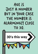 Funny Birthday Card - Late Twenties created by Stuck Shop Gifts
