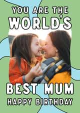 Personalised Birthday Photo Card created by @hollielonglanddesigns - Heartfelt Happy Birthday Card - Best Mum