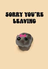Sad Hamster meme card - for leaving work created by Cardie created
