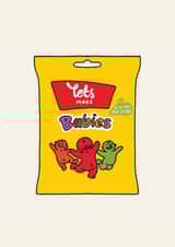 Funny Anniversary Card - Lets make Babies - or at least Pretend created by Jamie Lindsay