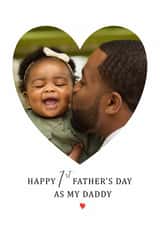 Personalised Father's Day Photo Card created by @hollielonglanddesigns - Classic Father's Day Card - First Father's Day - Daddy