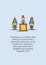 Leprechaun Jack-in-the-box Factory - Happy Birthday created by Chunky Pixel