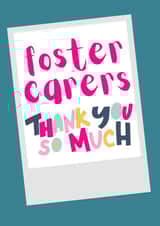 Cute Thank You Card - for your Foster Carers created by Becky Grainger
