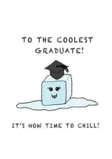 Coolest Graduate Card - Graduating in Ice Cool Style! created by Aneela Shakoor