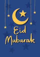 Eid Mubarak Card - Celebration - Blessed feast/festival created by Nicola Watson