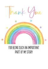 Thank You For Being Part Of My Story Teacher Card End Of Term created by Jolly Penguin Gifts
