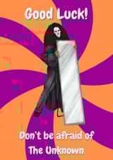 Funny Good Luck card - The Unknown - Mirror created by GawjusCards