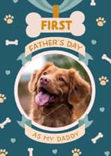 Personalised Father's Day Photo Card created by The Pattern Press - from the dog first Father's Day Personalised Photo Card 22049