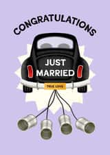 Cute Wedding Card - True Love - Wedding Car created by Folio | Ian Owen