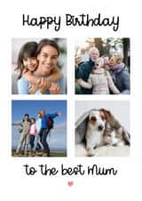 Personalised Birthday Photo Card created by @hollielonglanddesigns - Cute Birthday Photo Card - For Mum