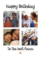 Personalised Birthday Photo Card created by @hollielonglanddesigns - Cute Birthday Photo Card - For Nana