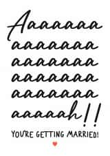 Congratulations For Couple - Engagement Card - Happy Couple - Friend Wedding created by Spark and Wild