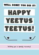 Funny Get Well Soon Card - Top Surgery - Transitioning created by Chapter Cards