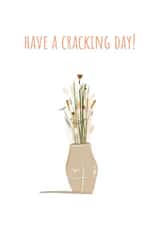 Punny butt vase dried flowers for sister, friend, mum and aunt or plant lover created by Mayah Wetherell