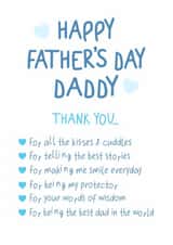 Heartfelt Fathers Day Card - Best Daddy - From The Kids created by @hollielonglanddesigns