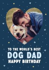 Personalised Birthday Photo Card created by @hollielonglanddesigns - Cute Birthday Photo Card - From The Dog - Dog Dad
