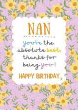 Pretty Birthday Card - for Nan - From the Heart created by Rebecca Handy
