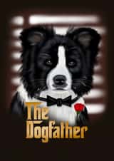 Funny Father's Day Card - from the Dog - The Dogfather created by badgerbee design