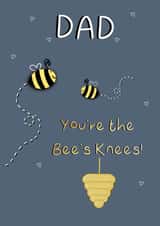 Dad - You're the bees knees! Father's Day, Birthday or Just because! created by Scribble + Print Co