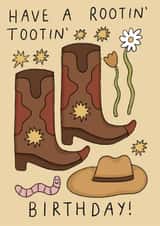 Have a rootin' tootin' Birthday! A Birthday card for your funkiest friends! created by Moonwavey