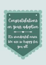 Cute Congratulations Card - Adoption - Supportive Sentiment created by Becky Grainger