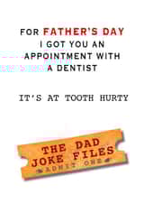 Allegedly Funny Father’s Day card - Dad Jokes - Appointment with a Dentist created by Tilly From The Tuck Shop