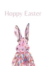 Cute, wholesome Easter bunny card for friends and family. created by Alicia Foulds