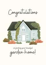 Pretty New Home Card - Garden Home created by With Love Laxmi