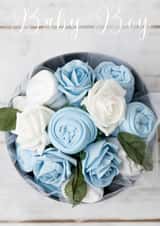 Cute baby boy card to welcome in the new arrival created by Ruby and Freddie's