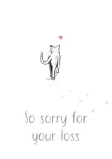 Heartfelt Sympathy Card - Cat Loss - Pet created by Maddy Bennett
