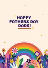 Cute Fathers Day Card - For Your Dads - LGBTQ+ created by Jamie Lindsay