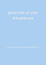 Fun Good luck Card - Parkrun - Marathon created by Two Three Five Design