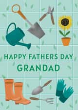 Cute Fathers Day Card - Grandad - Gardening created by Rainee Collections