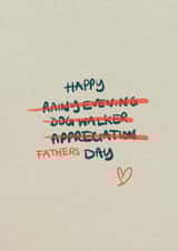 Cute Fathers Day Card - for Dog Lovers created by Dancing for Rain