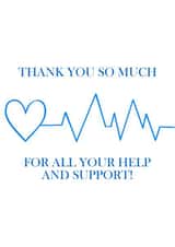 Cute Medical Thank You Card for Doctor, Nurse, Surgeon, Healthcare Assistant created by Gemma Jones